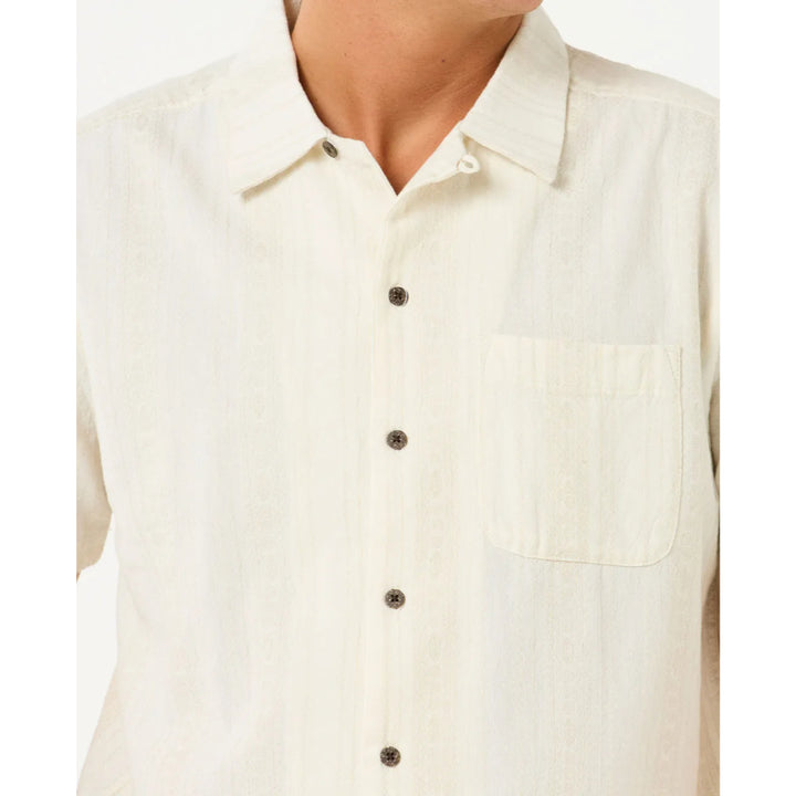 RIP CURL RAW ENERGY STRIPE SHIRT BONE