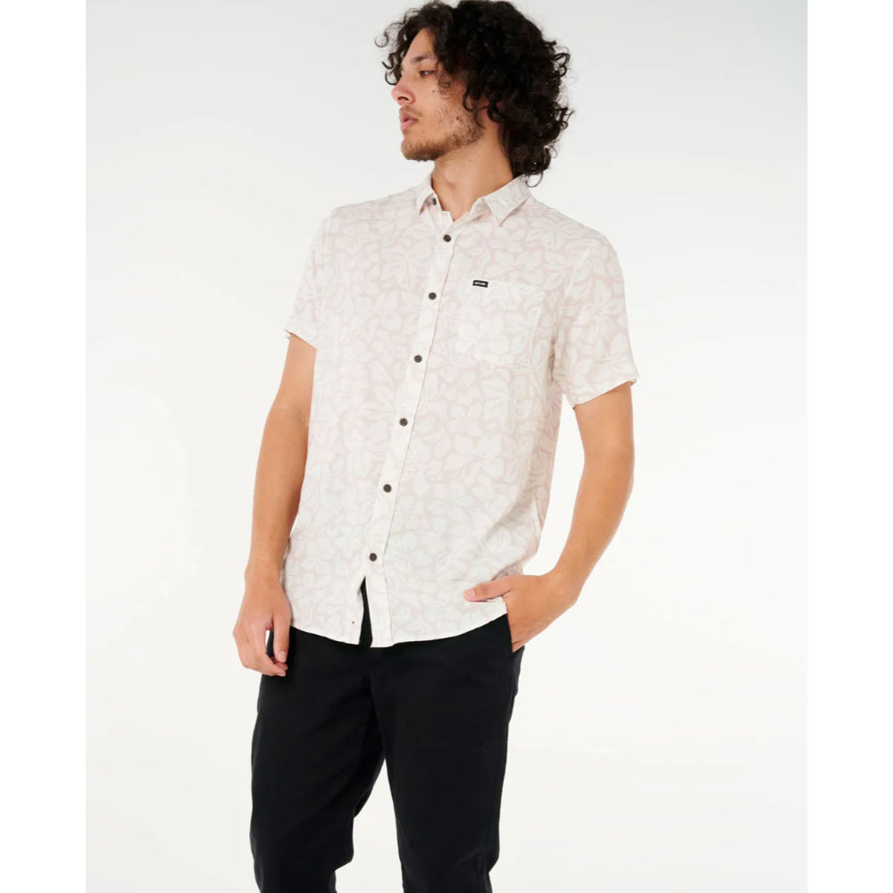 RIP CURL FUN TIMES FLORAL SHIRT BONE
