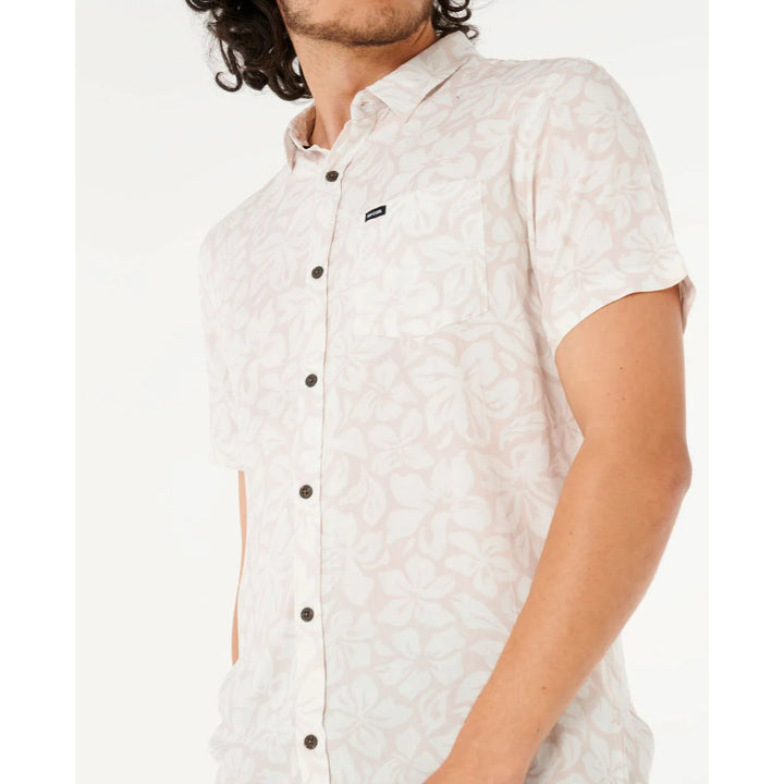 RIP CURL FUN TIMES FLORAL SHIRT BONE