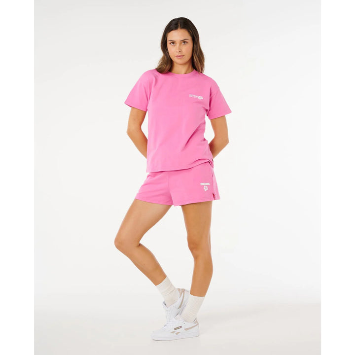 RIP CURL SURF PUFF SHORT SUPER PINK
