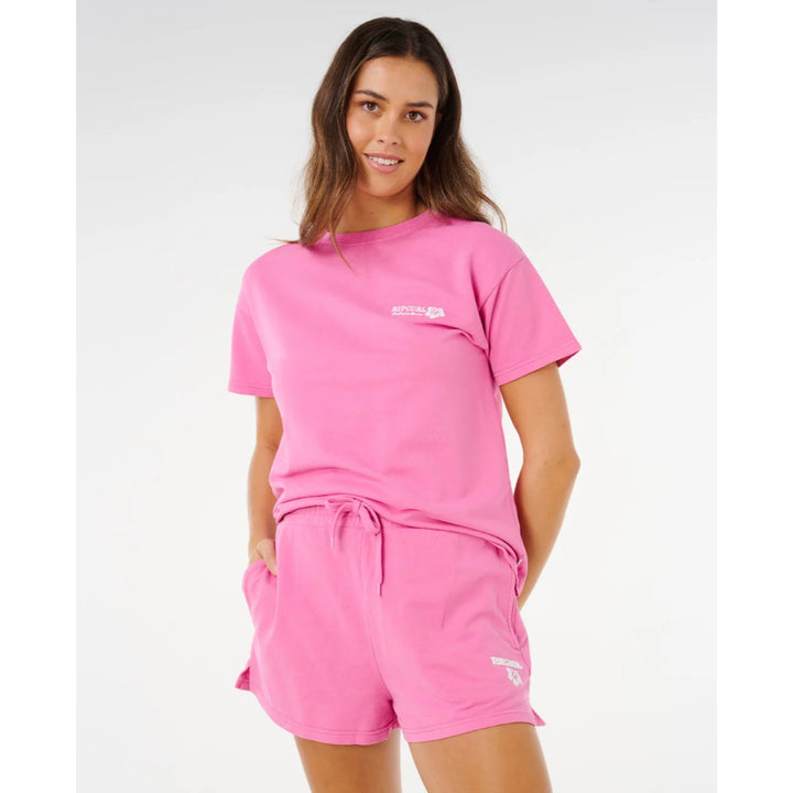 RIP CURL SURF PUFF SHORT SUPER PINK