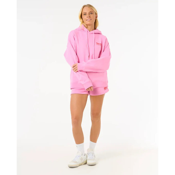 RIP CURL SURF PUFF HERITAGE HOOD PINK