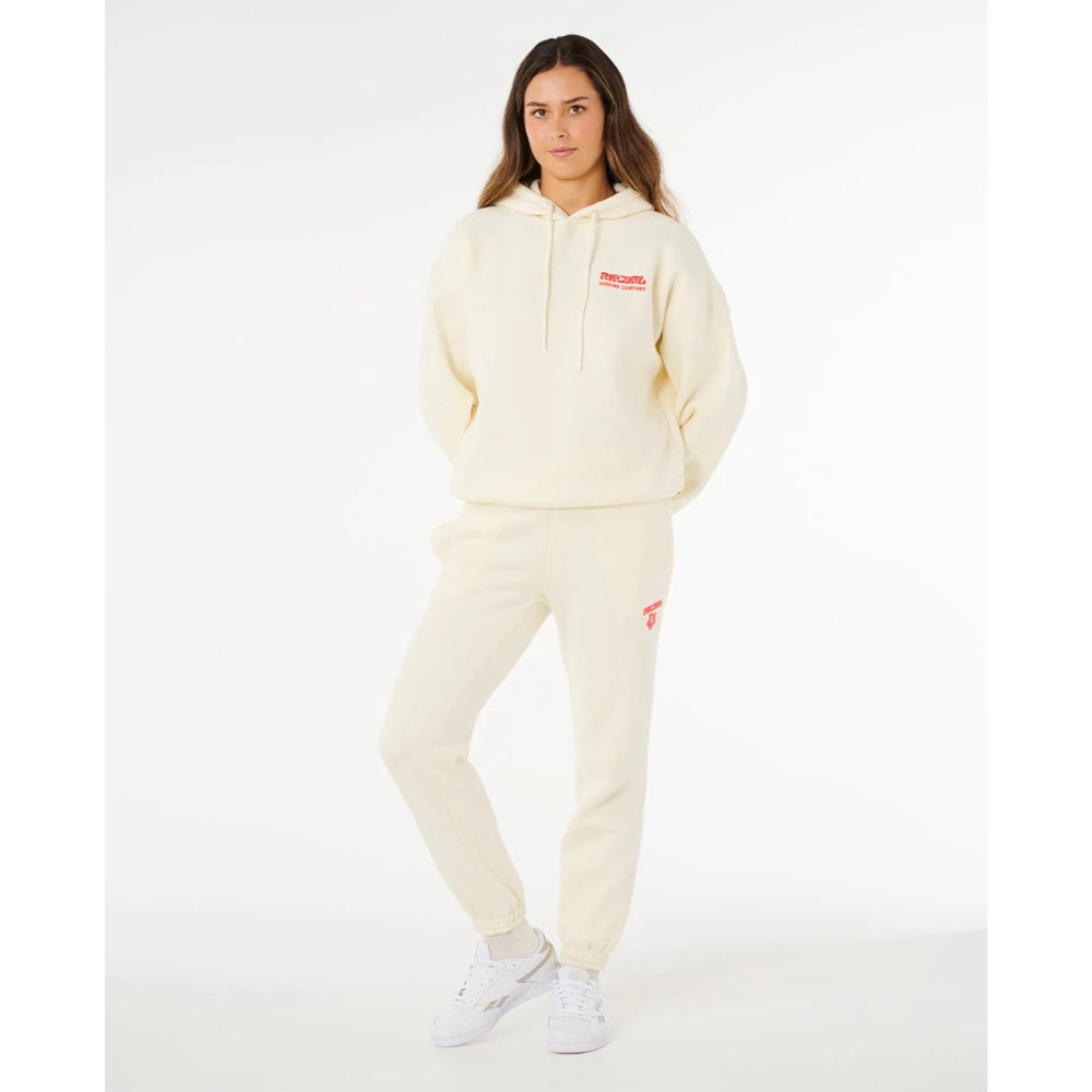 RIP CURL SURF PUFF HERITAGE HOOD CAYENNE