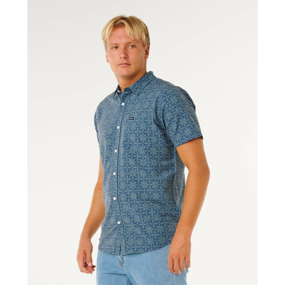 RIP CURL SESSIONS AEROTECH SS SHIRT BLUE LAGOON