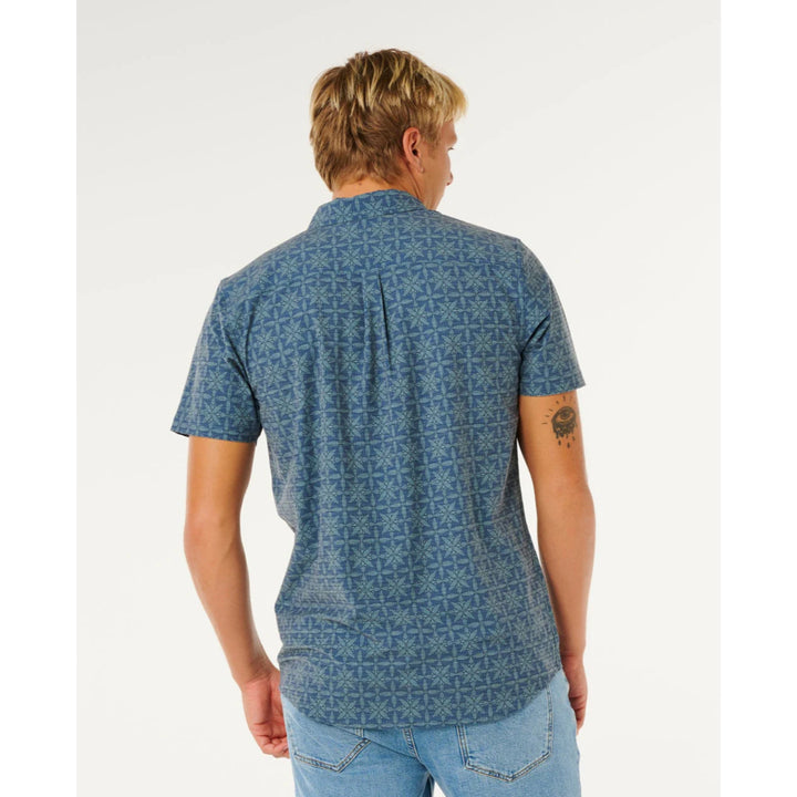 RIP CURL SESSIONS AEROTECH SS SHIRT BLUE LAGOON