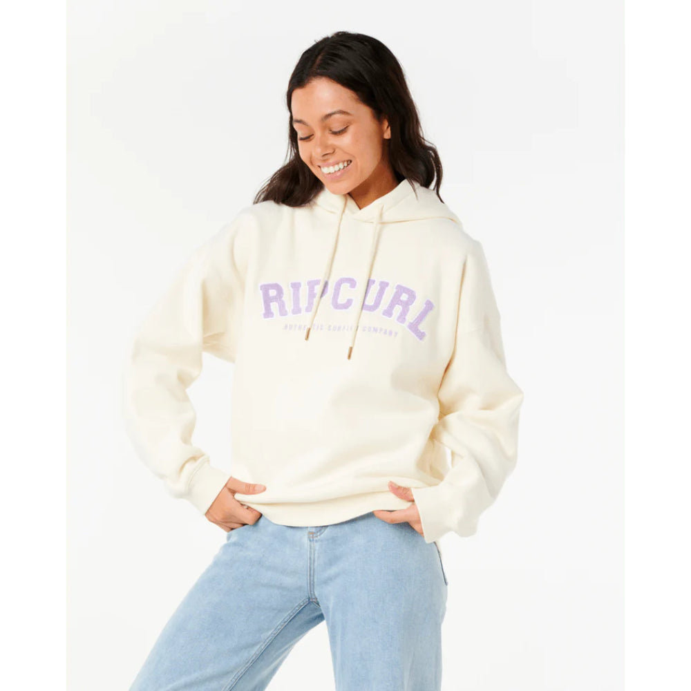 RIP CURL VARSITY HOODIE BONE