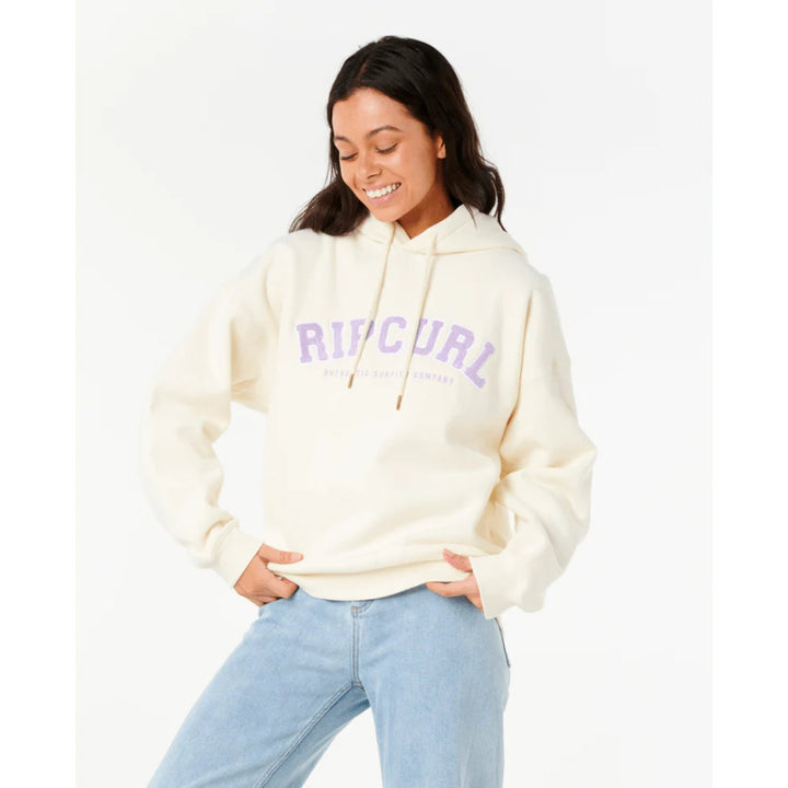 RIP CURL VARSITY HOODIE BONE