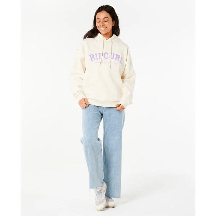 RIP CURL VARSITY HOODIE BONE