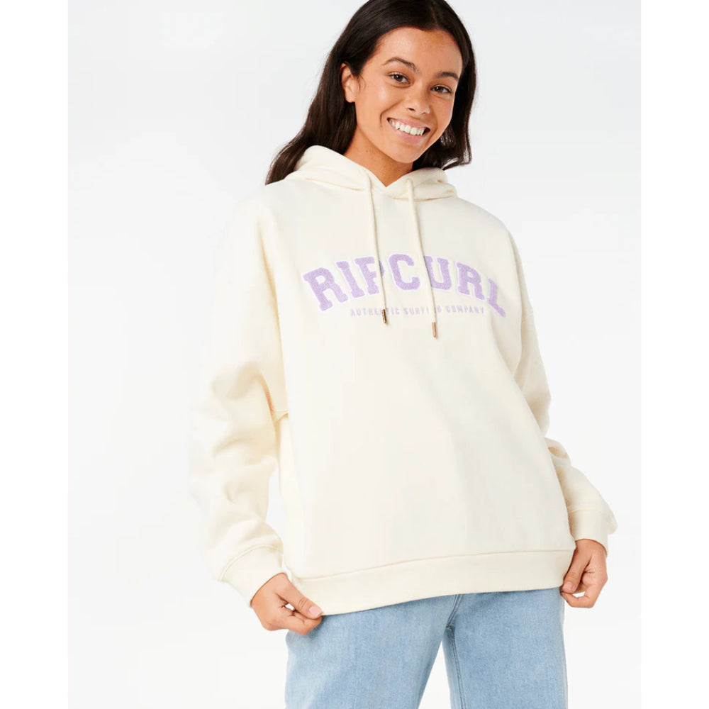 RIP CURL VARSITY HOODIE BONE