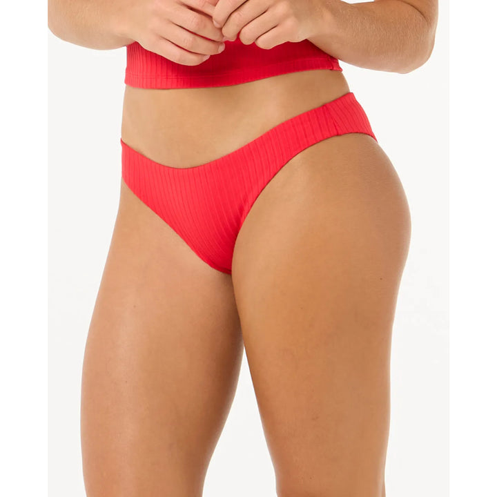 RIP CURL PREMIUM SURF CHEEKY BOTTOM HIBISCUS RED