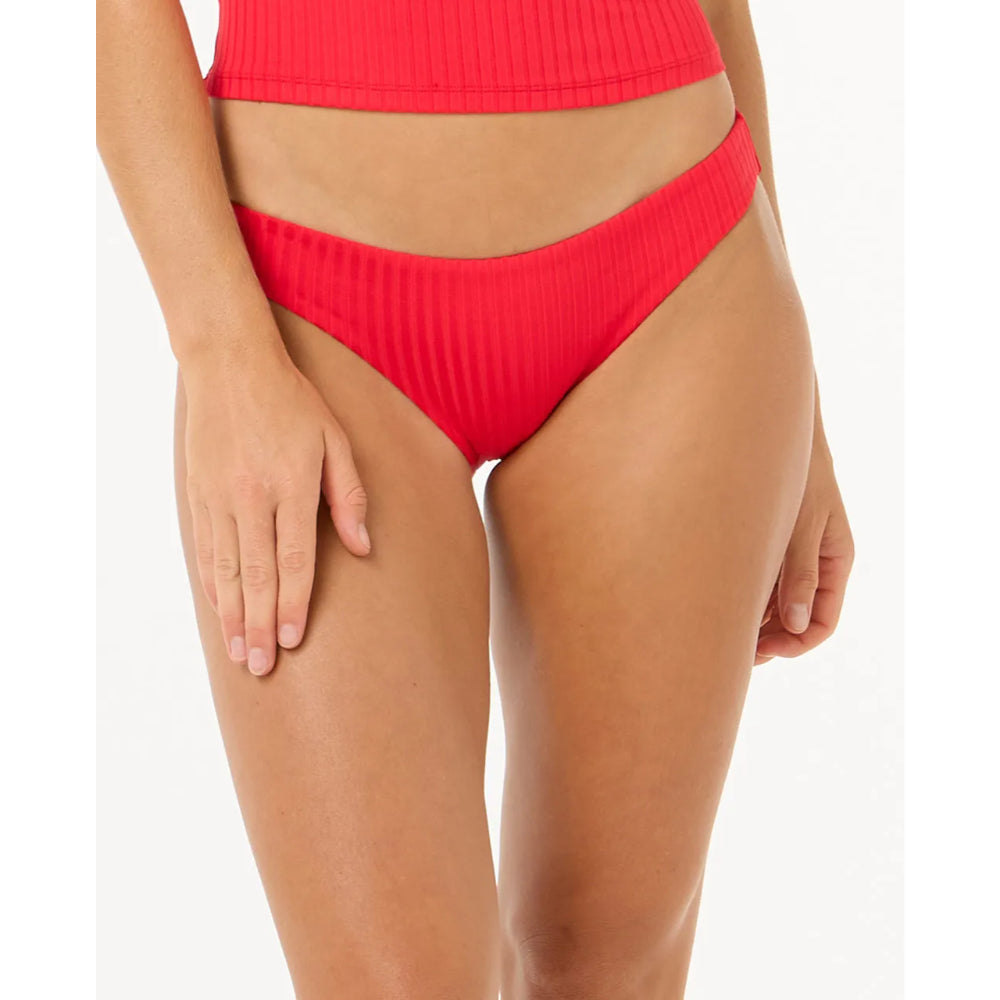 RIP CURL PREMIUM SURF CHEEKY BOTTOM HIBISCUS RED