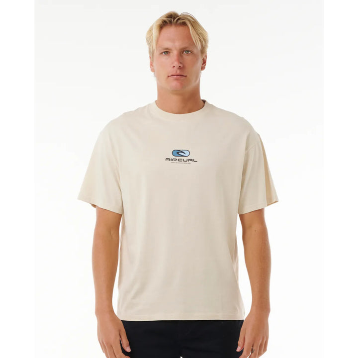 RIP CURL PILL ICON TEE VINTAGE WHITE