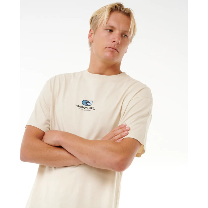 RIP CURL PILL ICON TEE VINTAGE WHITE