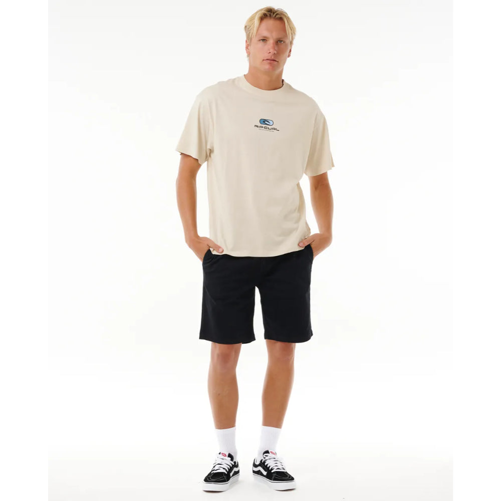 RIP CURL PILL ICON TEE VINTAGE WHITE