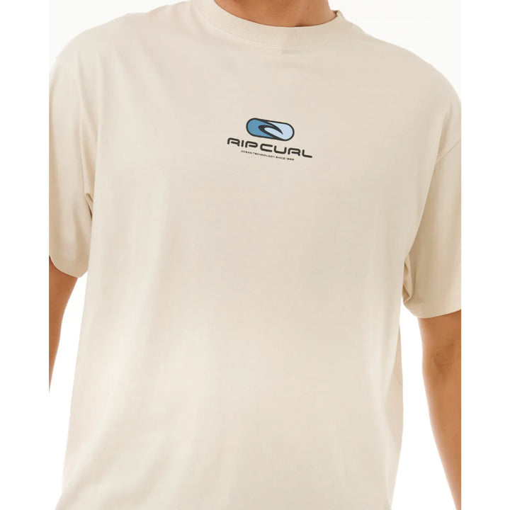 RIP CURL PILL ICON TEE VINTAGE WHITE