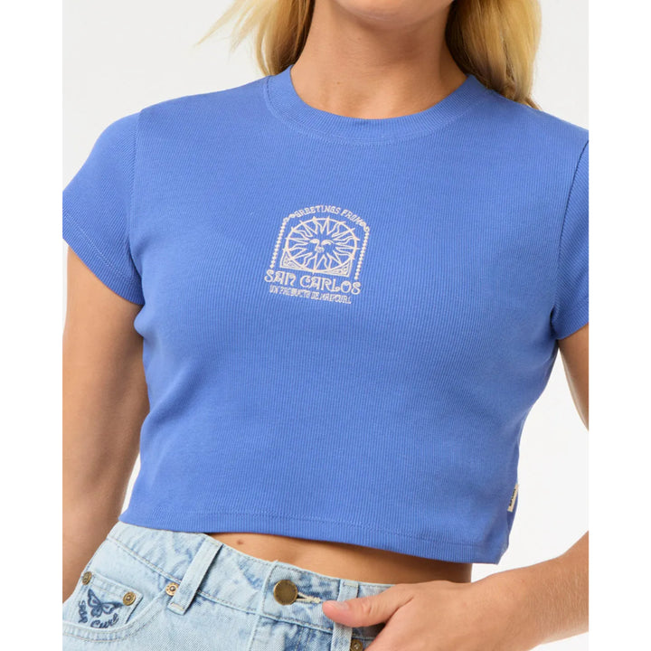 RIP CURL SAN CARLOS BABY TEE OCEAN