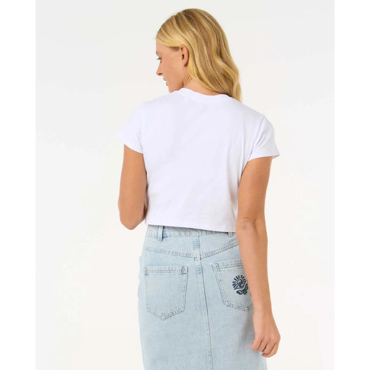 RIP CURL CALA BABY TEE WHITE