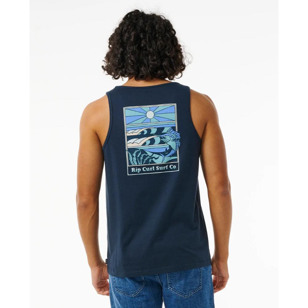 RIP CURL REEL IT IN TANK TOP DARK NAVY