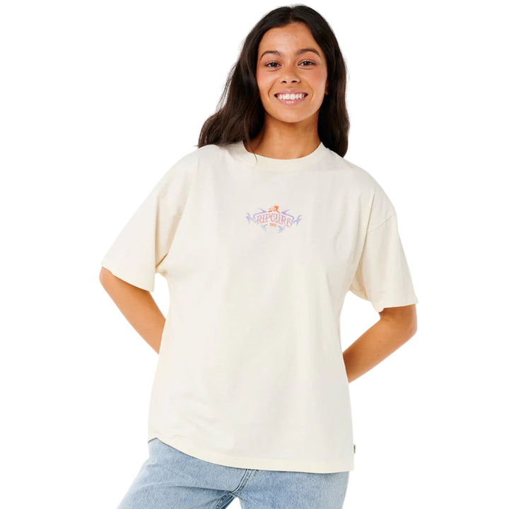 RIP CURL TOUR HERITAGE TEE BONE