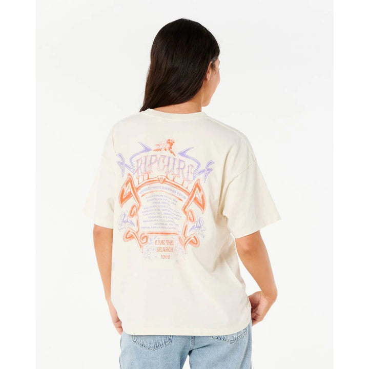 RIP CURL TOUR HERITAGE TEE BONE