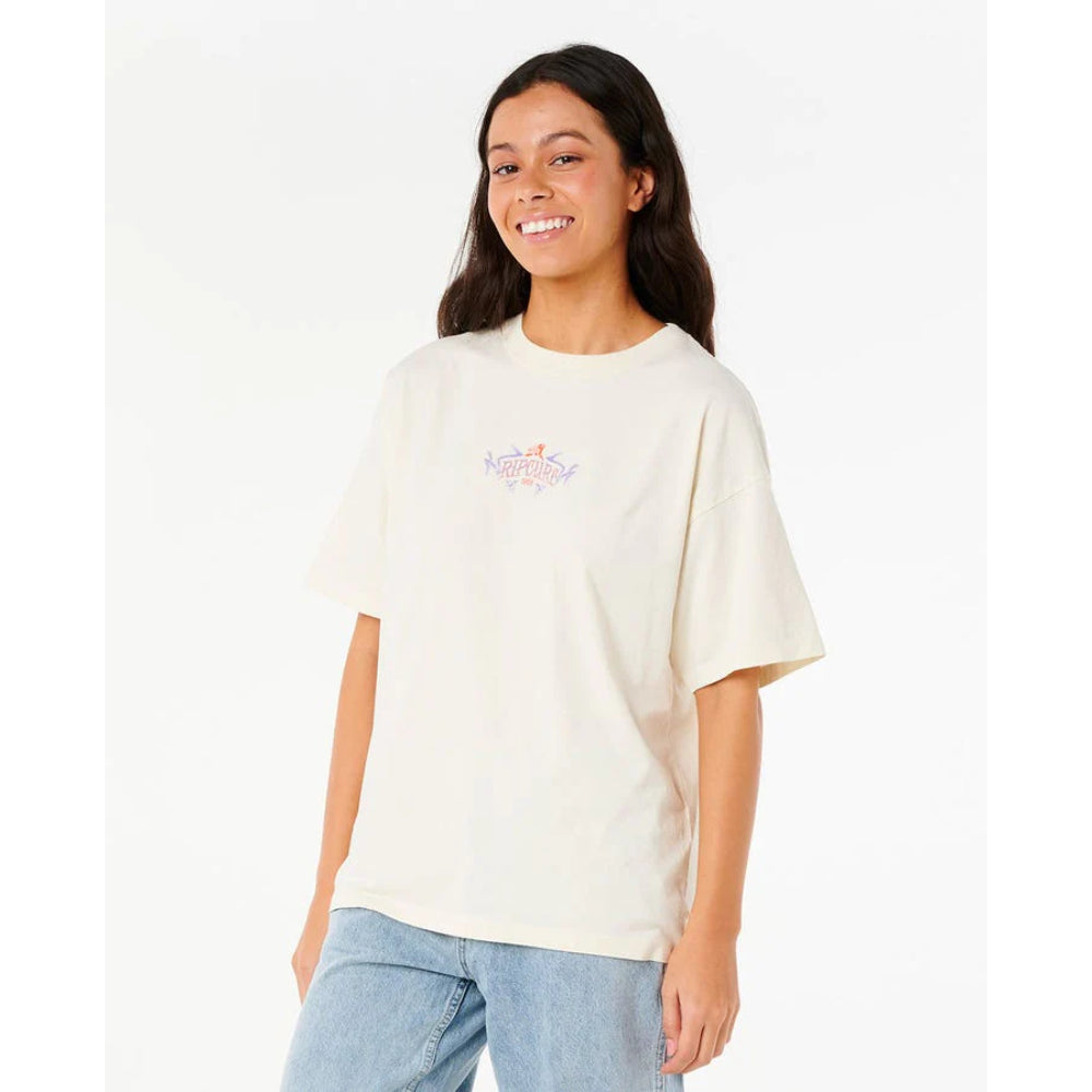 RIP CURL TOUR HERITAGE TEE BONE