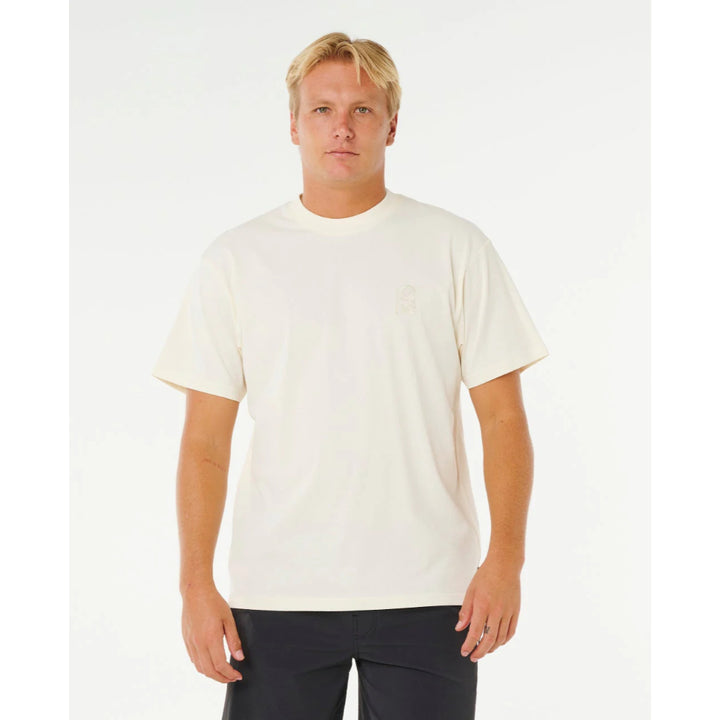RIP CURL SEARCH EMBROIDERY TEE BONE