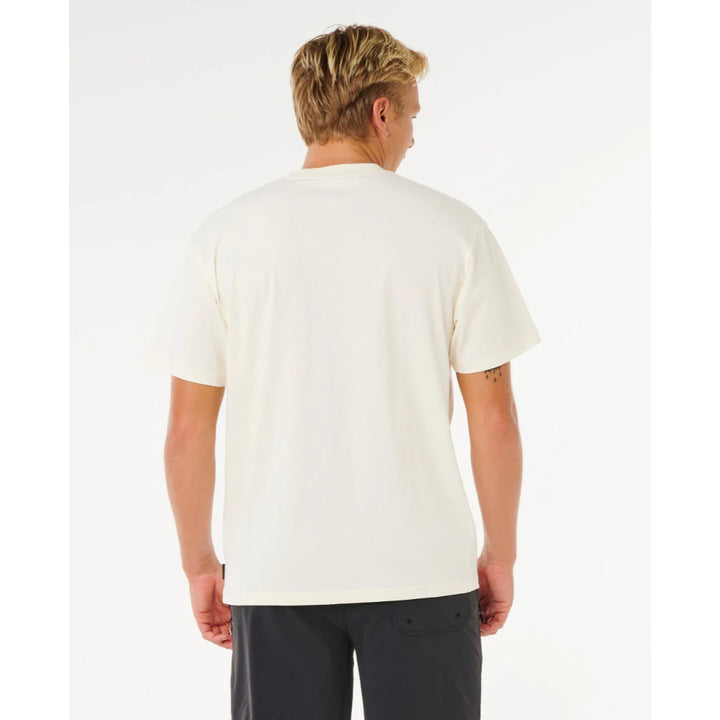RIP CURL SEARCH EMBROIDERY TEE BONE