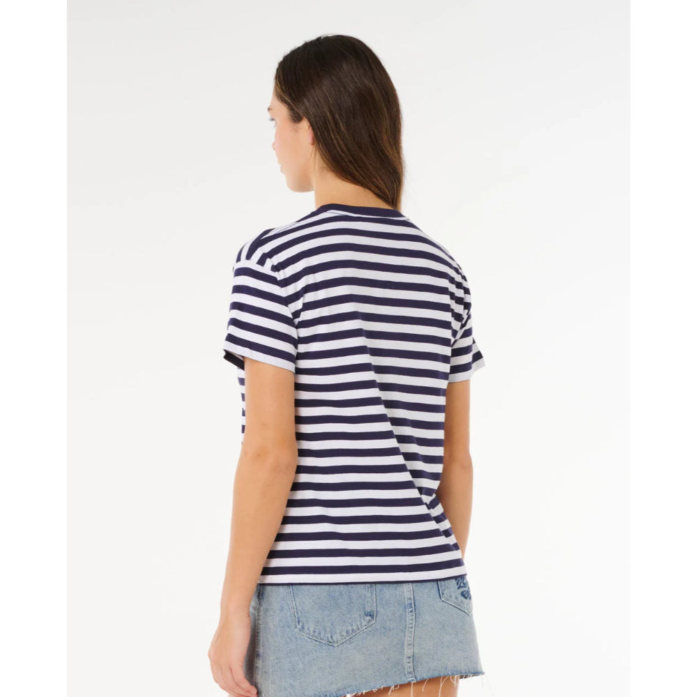 RIP CURL PACIFIC COAST RELAXED TEE DARK NAVY