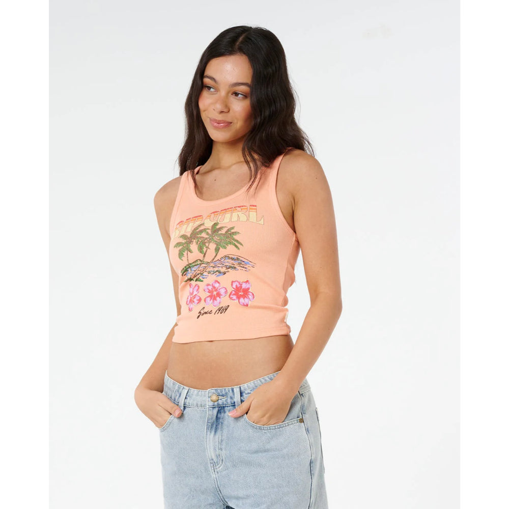 RIP CURL HAYLEY O TANK PAPAYA