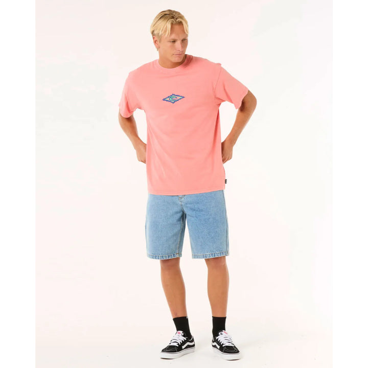 RIP CURL RAW ENERGY SLOTH TEE WATERMELON