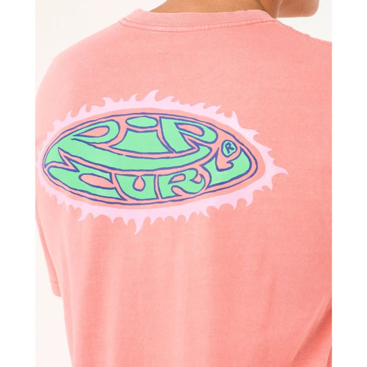 RIP CURL RAW ENERGY SLOTH TEE WATERMELON