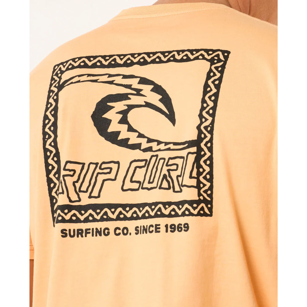RIP CURL RAW ENERGY TRAD TEE MANDARIN ZEST