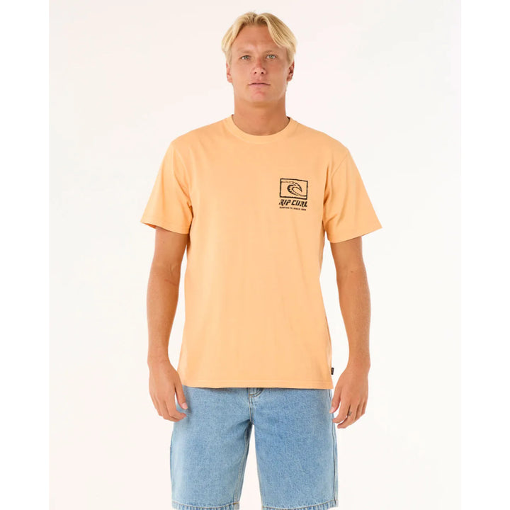 RIP CURL RAW ENERGY TRAD TEE MANDARIN ZEST