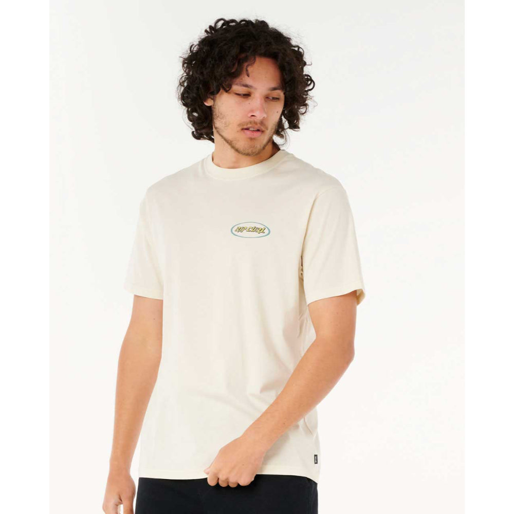 RIP CURL RITUALS OVAL TEE BONE
