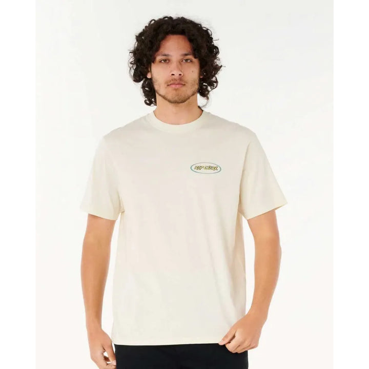 RIP CURL RITUALS OVAL TEE BONE