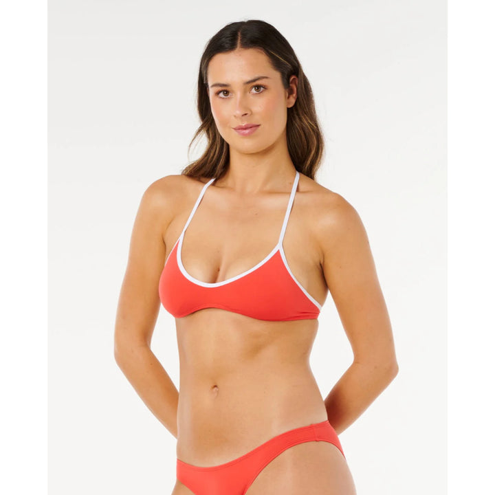 RIP CURL CLASSIC SURF HALTER TOP RED