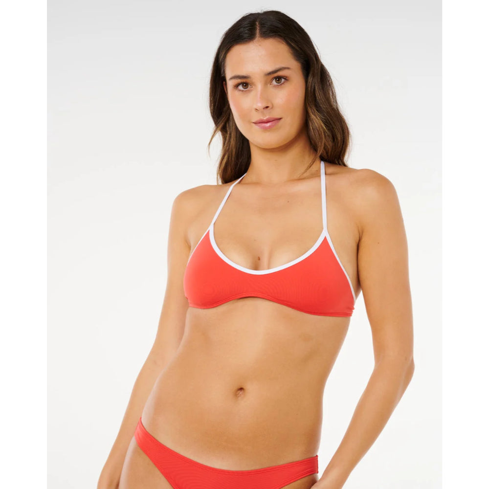 RIP CURL CLASSIC SURF HALTER TOP RED