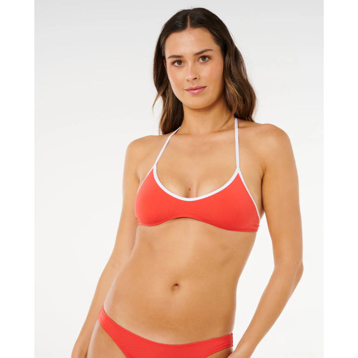 RIP CURL CLASSIC SURF HALTER TOP RED