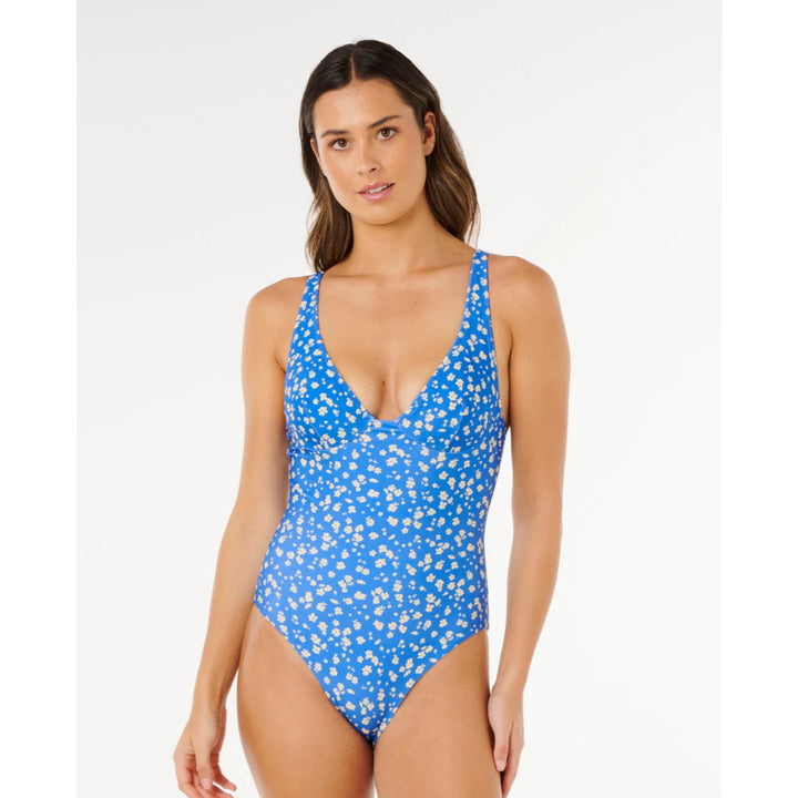 RIP CURL SURF SIDE GOOD ONE PIECE BLUE