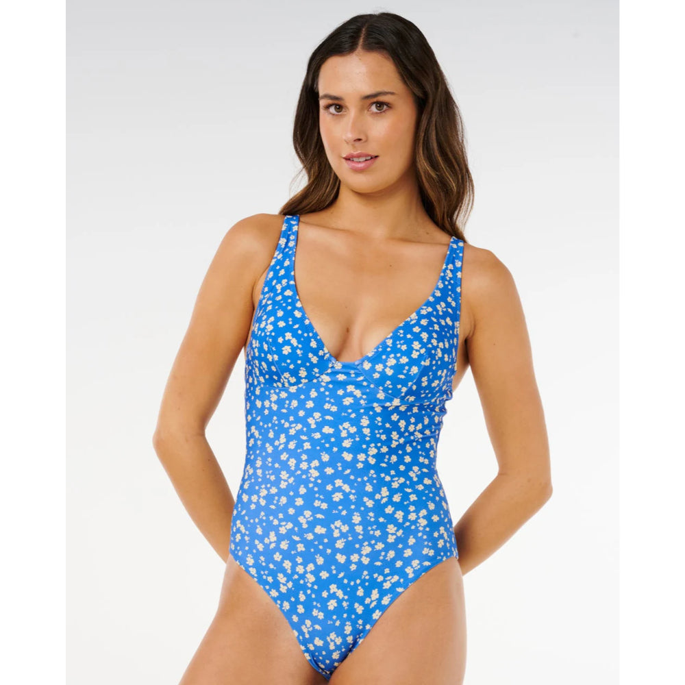 RIP CURL SURF SIDE GOOD ONE PIECE BLUE