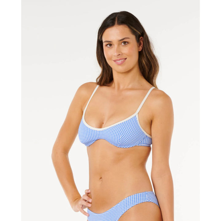 RIP CURL POOLSIDE MULTI FIT TOP BLUE