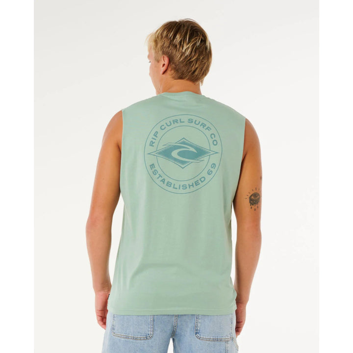 RIP CURL STAPLE MUSCLE TEE ALOE