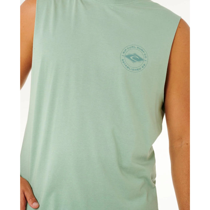 RIP CURL STAPLE MUSCLE TEE ALOE