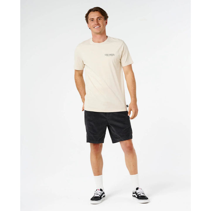 RIP CURL AOTS SAILBOAT TEE VINTAGE WHITE