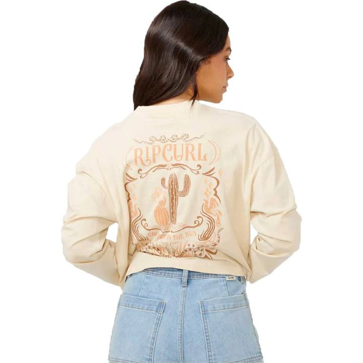 RIP CURL DESERT QUEEN LONG SLEEVE OFF WHITE
