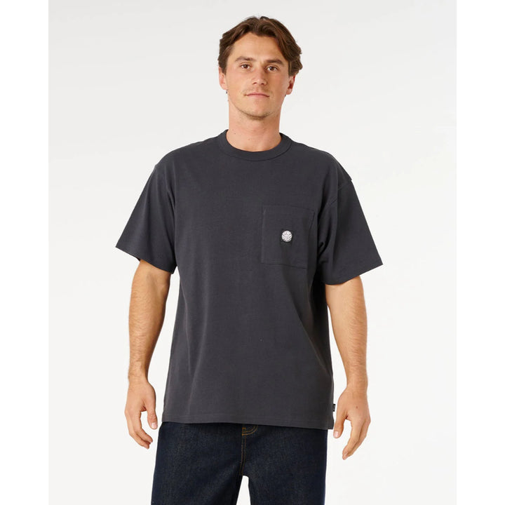 RIP CURL PREMIUM SURF WETTIE LOOSE TEE WASHED BLACK
