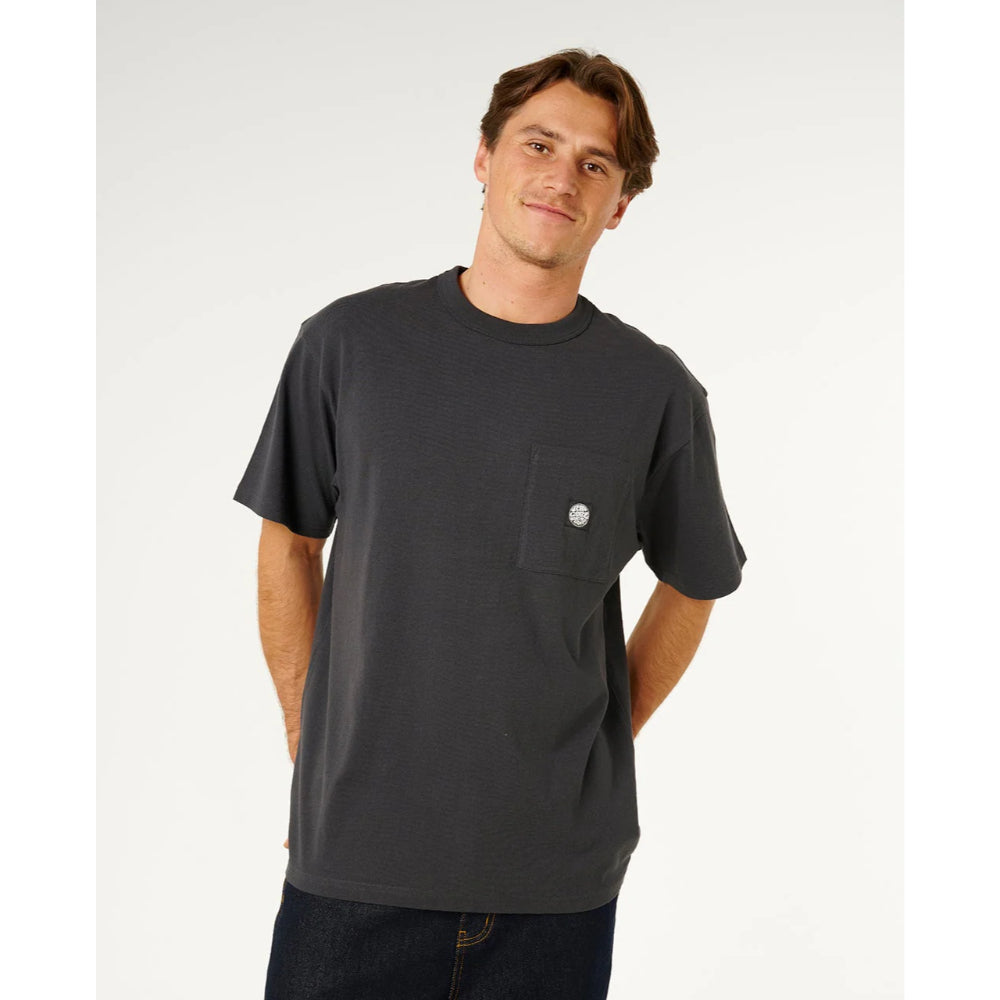 RIP CURL PREMIUM SURF WETTIE LOOSE TEE WASHED BLACK
