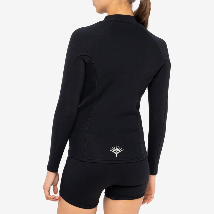 FOLLOW WMS ATLANTIS 1.5MM FRONT ZIP BLACK