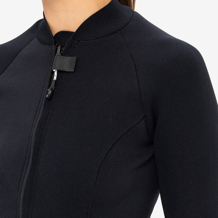 FOLLOW WMS ATLANTIS 1.5MM FRONT ZIP BLACK