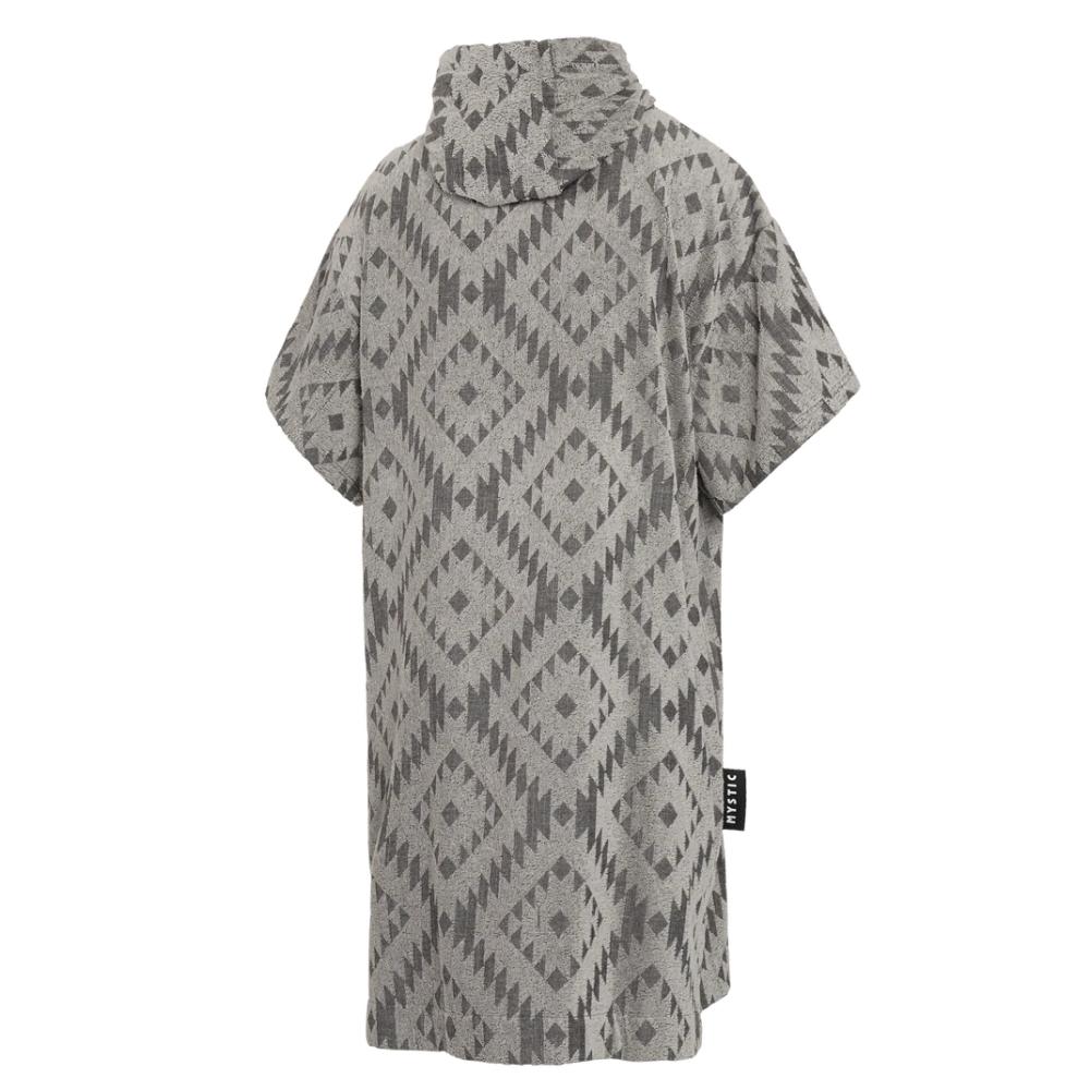 MYSTIC JACQUARD PONCHO BLACK/WHITE